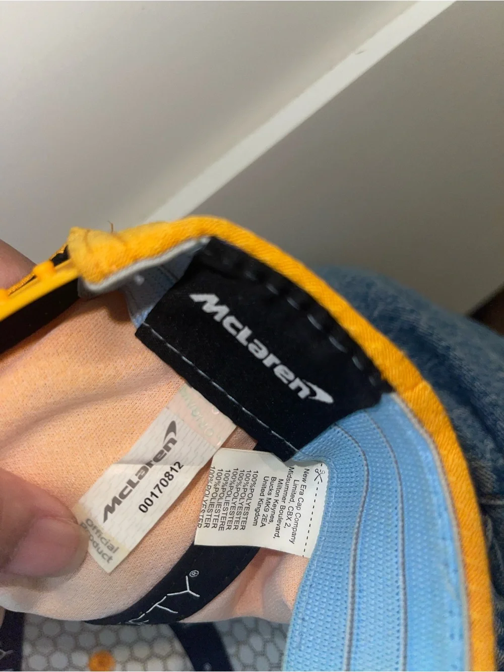 New Era McLaren F1 Team papaya orange cap